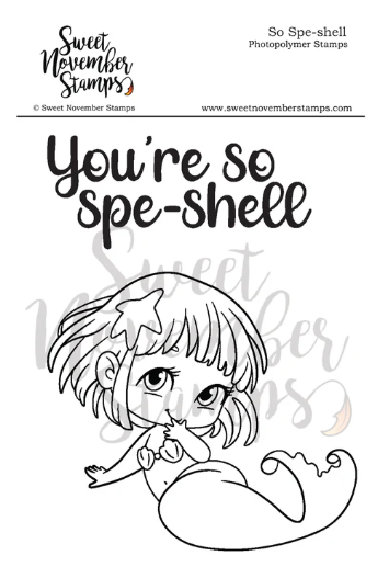 ****NEW**** Sweet November - So Spe-shell Clear stamp set