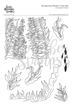 ****NEW**** Sweet November - Background Builder: Kelp Bed Clear stamp set