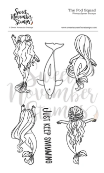 ****NEW**** Sweet November - The Pod Squad Clear stamp set