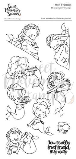 ****NEW**** Sweet November - Mer Friends Clear stamp set