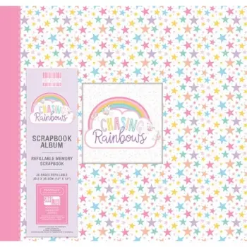 First Editions Chasing Rainbows Stars 12x12 scrapbook Album