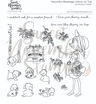 ****NEW**** Sweet November - Bountiful Blessings: Cherry on Top Clear stamp set