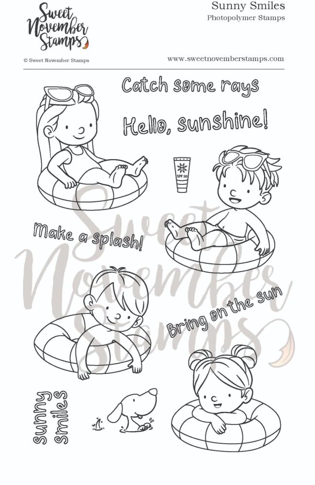 ****NEW**** Sweet November - Sunny Smiles Clear stamp set
