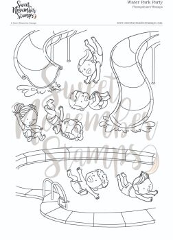 ****NEW**** Sweet November - Water Park Party Clear stamp set