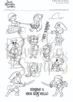****NEW**** Sweet November - A Wee Bit of Piracy Clear stamp set