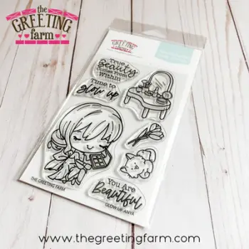 ****NEW****Glow Up Anya clear stamp set - The Greeting Farm