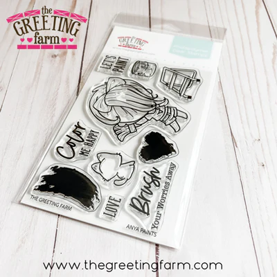 ****NEW****Anya Paints clear stamp set - The Greeting Farm
