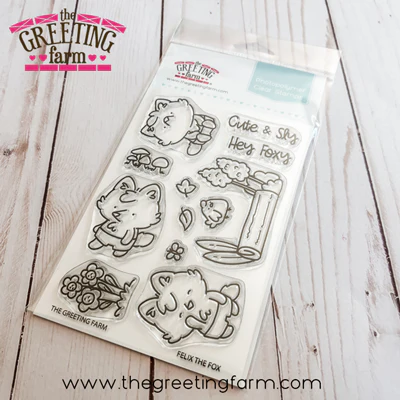 ****NEW****Felix the Fox clear stamp set - The Greeting Farm
