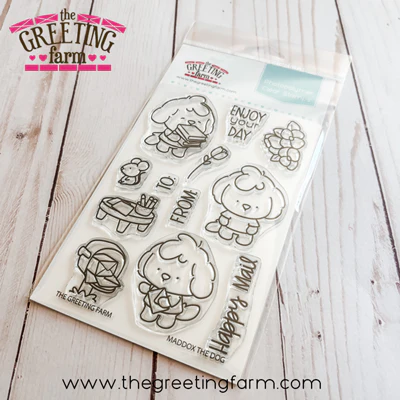 ****NEW****Maddox the Dog clear stamp set - The Greeting Farm