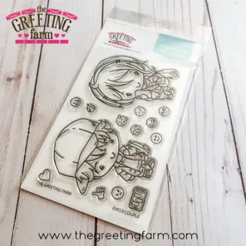 ****NEW****Emoji Couple clear stamp set - The Greeting Farm