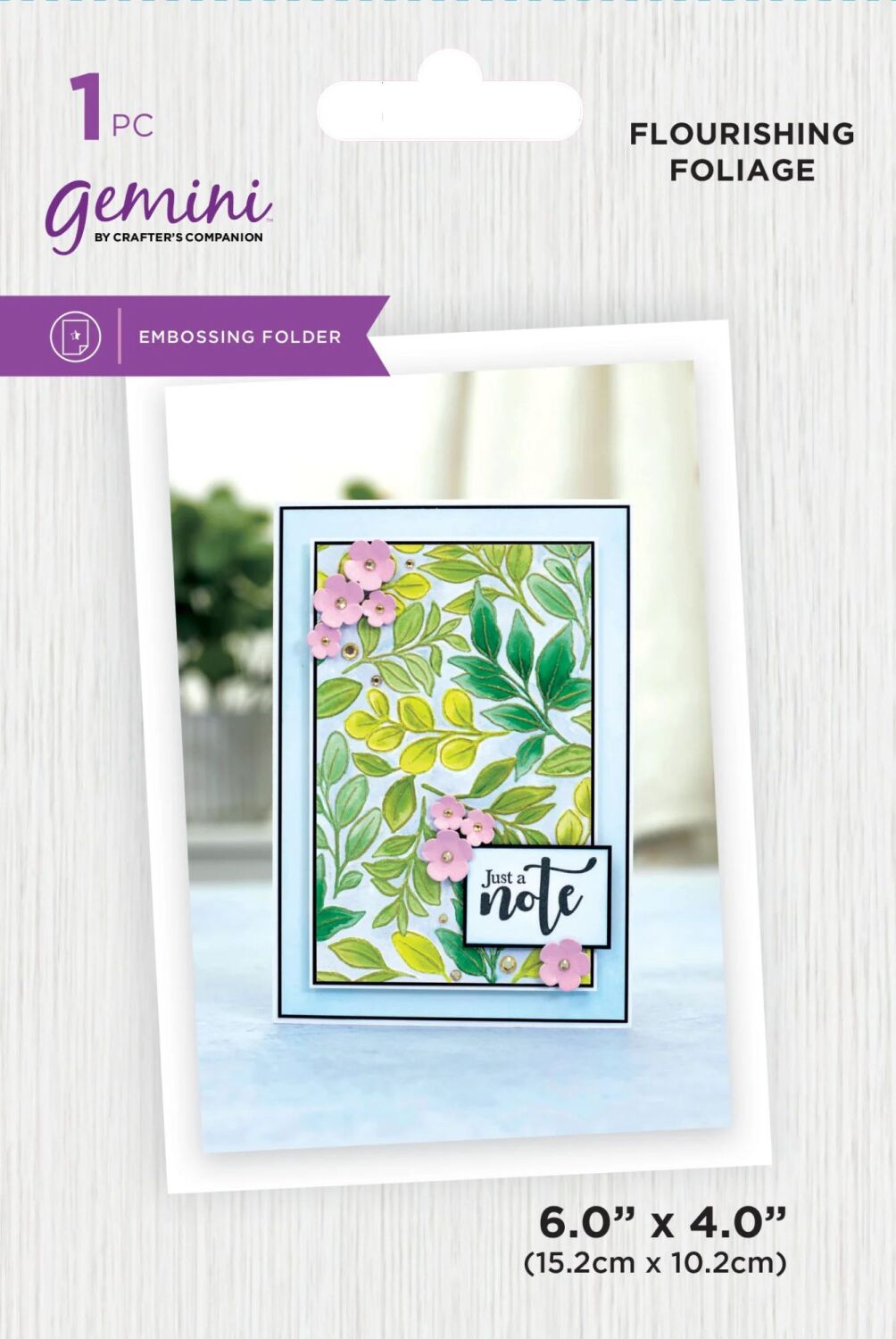 Gemini Illustrated Embossing Folder - Flourishing Foliage