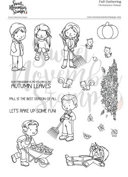 ****NEW**** Sweet November - Fall Gathering Clear stamp set