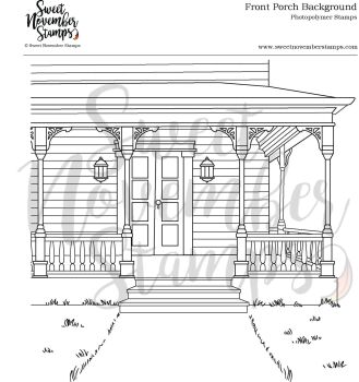 ****NEW**** Sweet November - Front Porch Background Clear stamp set