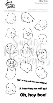 ****NEW****Sweet November - Bitty Boos Clear stamp set