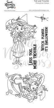 ****NEW****Sweet November - Toil and Trouble Clear stamp set