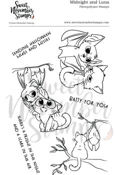 ****NEW**** Sweet November - Midnight and Luna Clear stamp set