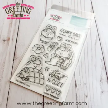 ****NEW****Amelia the Bunny clear stamp set - The Greeting Farm