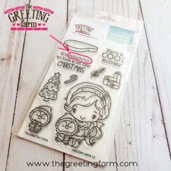 ****NEW****Holiday Anya 13 *Misprint* clear stamp set - The Greeting Farm