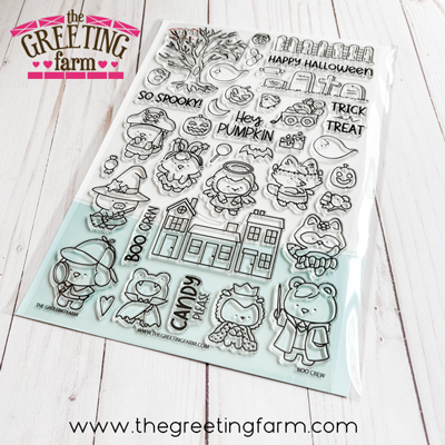 Boo Crew Kit clear stamp set