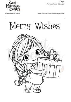 ****NEW**** Sweet November - Joy Clear stamp set