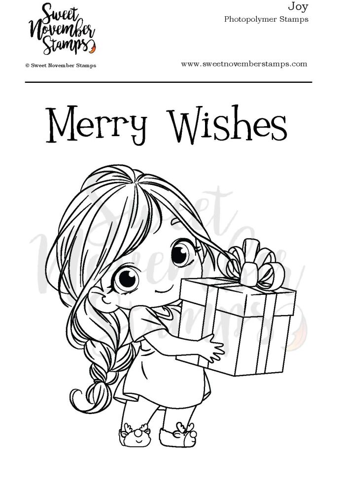 ****NEW**** Sweet November - Joy Clear stamp set