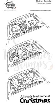 ****NEW****Sweet November - Holiday Travels Clear stamp set