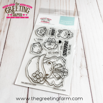 ****NEW****Snuggle Anya clear stamp set - The Greeting Farm