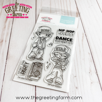 ****NEW****Hip Hop Hooray clear stamp set - The Greeting Farm