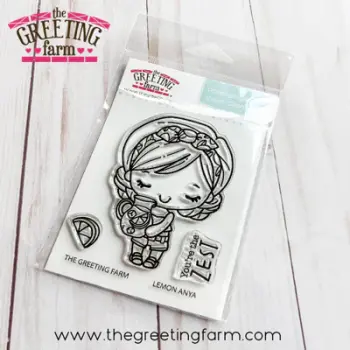 Lemon Anya clear stamp set - The Greeting Farm