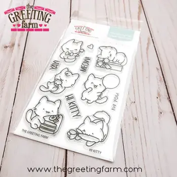 ****NEW****Hi Kitty clear stamp set - The Greeting Farm