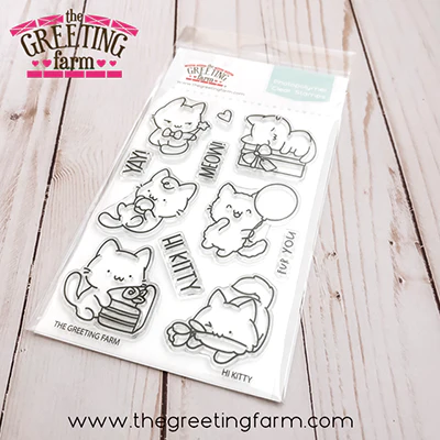 ****NEW****Hi Kitty clear stamp set - The Greeting Farm