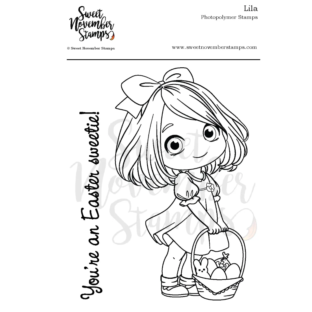 ****NEW**** Sweet November - Lila Clear stamp set