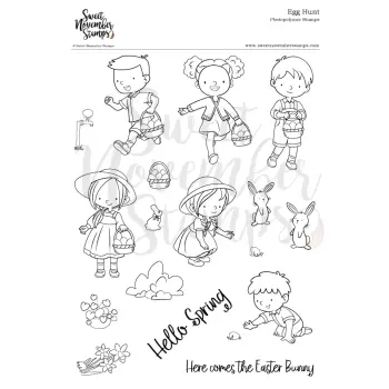 ****NEW**** Sweet November - Egg Hunt Clear stamp set