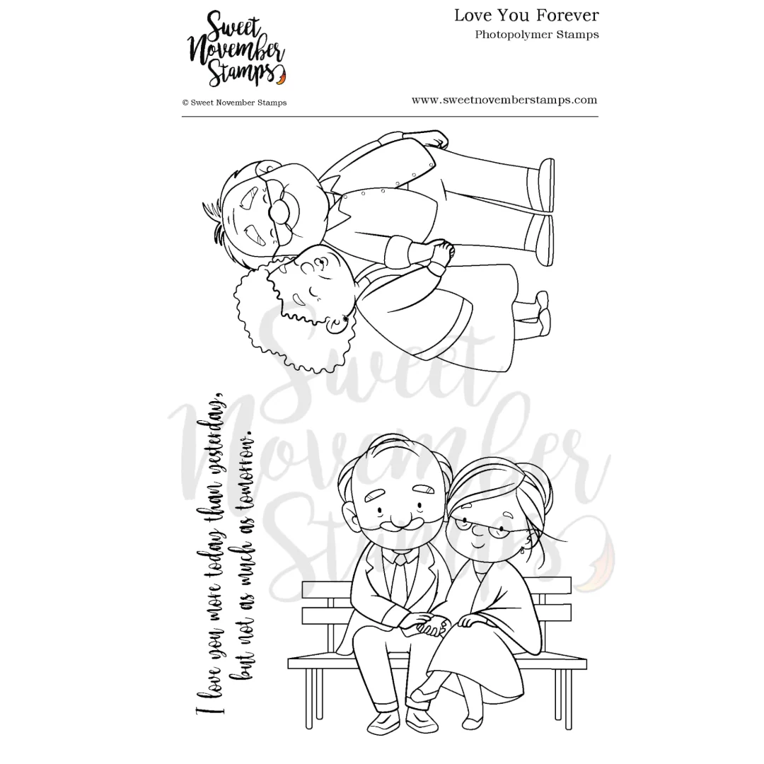 ****NEW**** Sweet November - Love You Forever Clear stamp set
