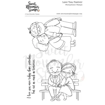 ****NEW**** Sweet November - Love You Forever Clear stamp set