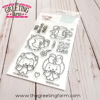 ****NEW****Monster Hugs clear stamp set - The Greeting Farm