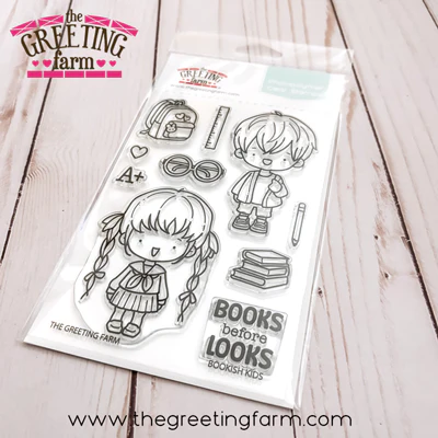 ****NEW****Bookish Kids clear stamp set - The Greeting Farm