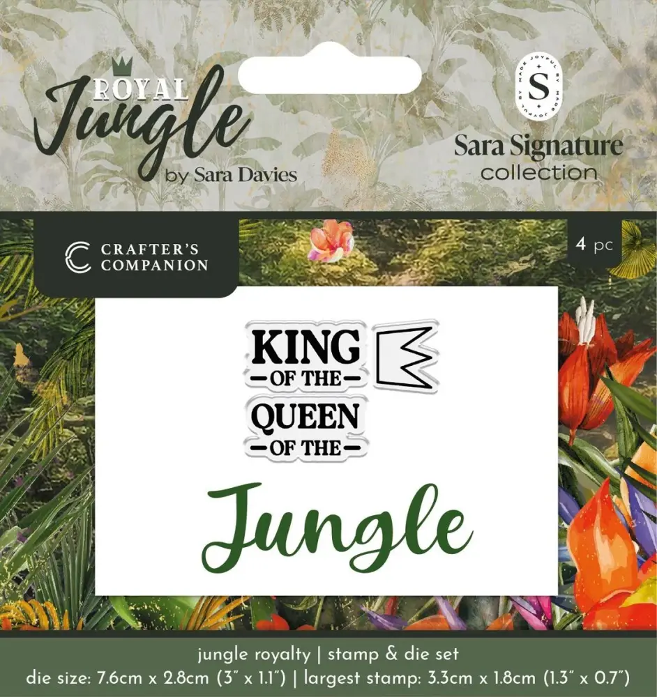 Crafter's Companion - Sara Signature - Royal Jungle - Stamp and Die - Jungl