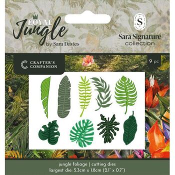 Crafter's Companion - Sara Signature Royal Jungle Metal Dies - Jungle Foliage