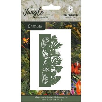 Crafter's Companion - Sara Signature Royal Jungle Metal Die Edge&rsquo;eable - Foliage Border