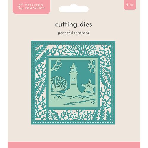 Crafter’s Companion Fancy Frame Metal Die - Create-a-Card - Peaceful Seasca