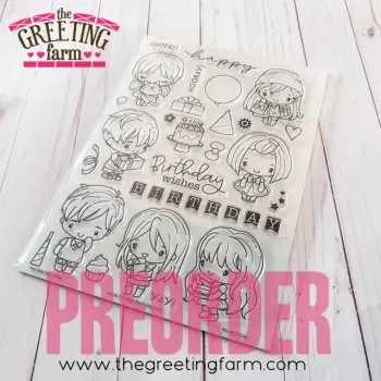 ****PRE-ORDER****Big Birthday Kit clear stamp set