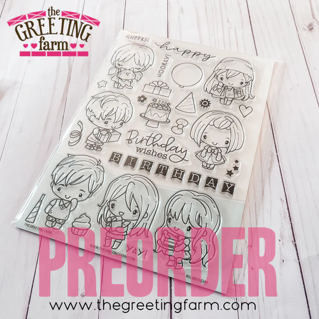 ****PRE-ORDER****Big Birthday Kit clear stamp set