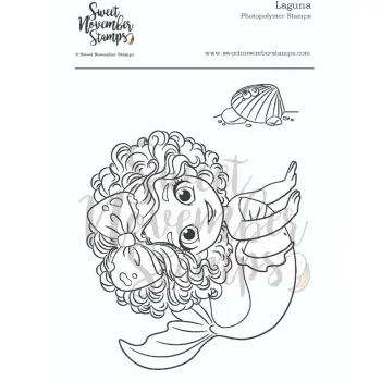 ****NEW**** Sweet November - Laguna Clear stamp set