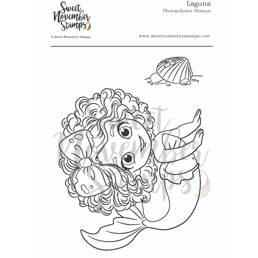****NEW**** Sweet November - Laguna Clear stamp set