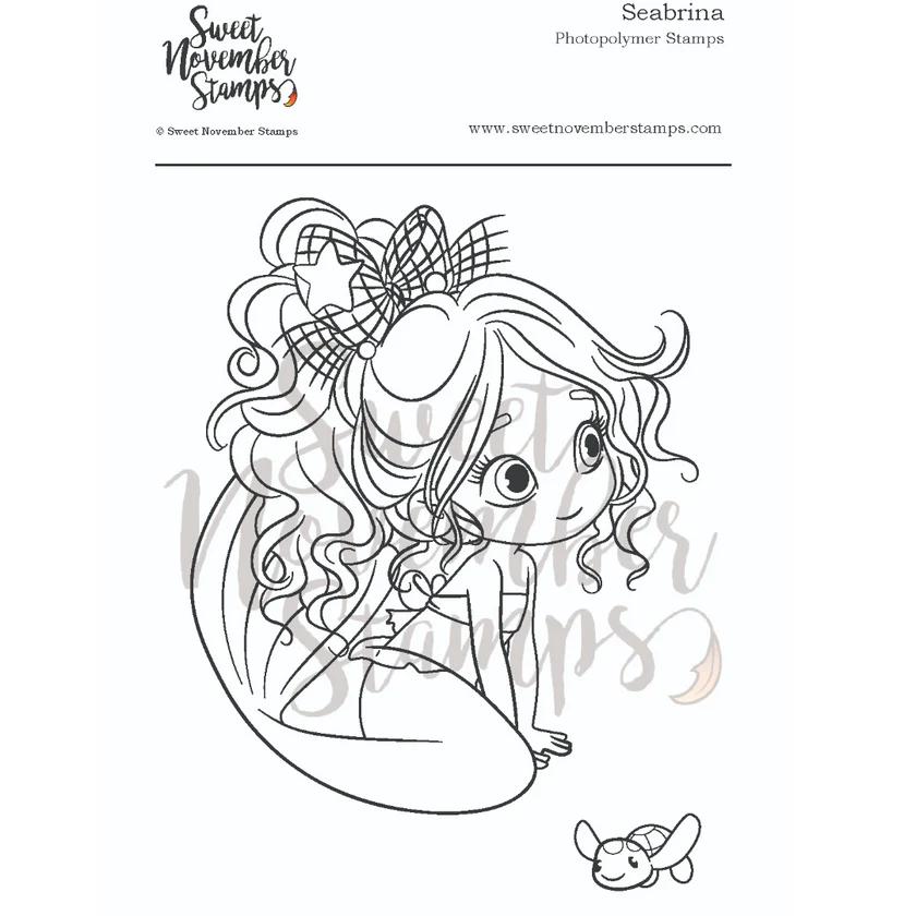 ****NEW**** Sweet November - Seabrina Clear stamp set