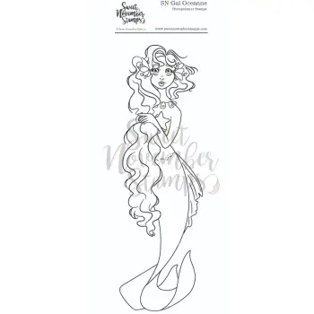 ****NEW**** Sweet November - SN Gal Oceanne Clear stamp set
