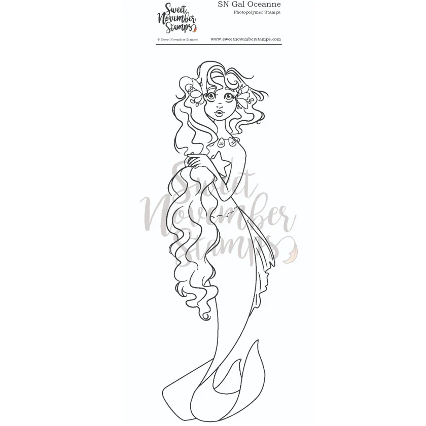 ****NEW**** Sweet November - SN Gal Oceanne Clear stamp set