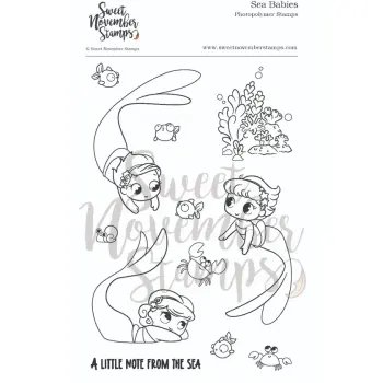 ****NEW**** Sweet November - Sea Babies Clear stamp set