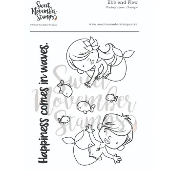 ****NEW**** Sweet November - Ebb and Flow Clear stamp set